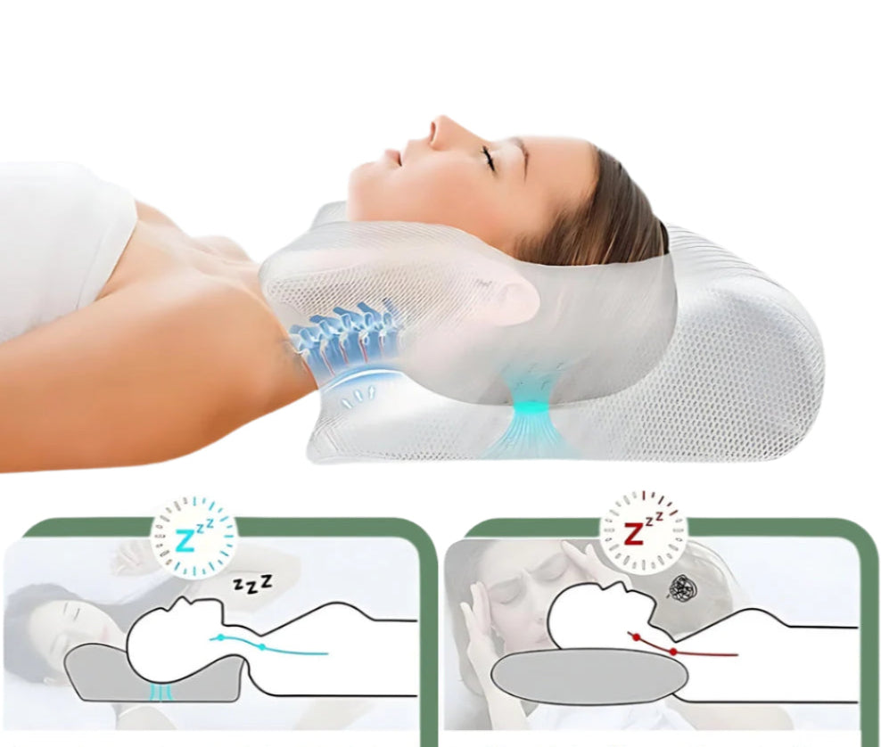 SpineAlign - Konturiertes Memory-Schaum-Stützkissen
