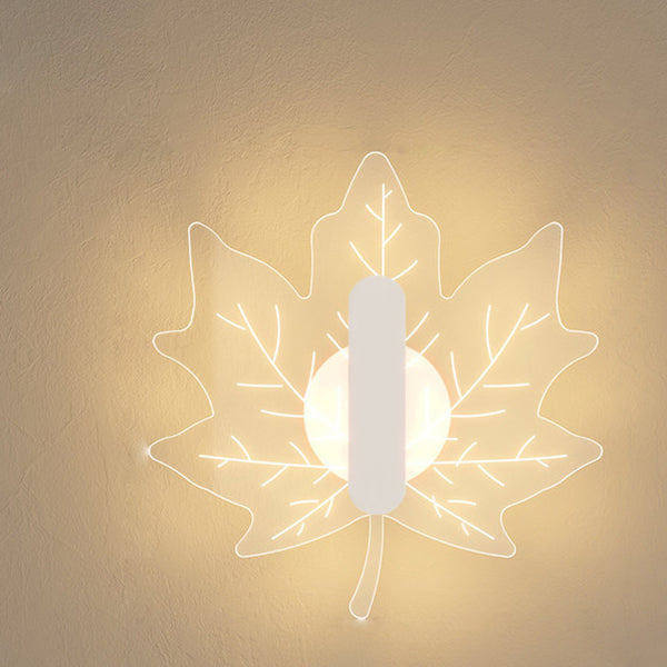 Moderne Leaf Nordic LED-Wandlampe für eine gemütliche Atmosphäre