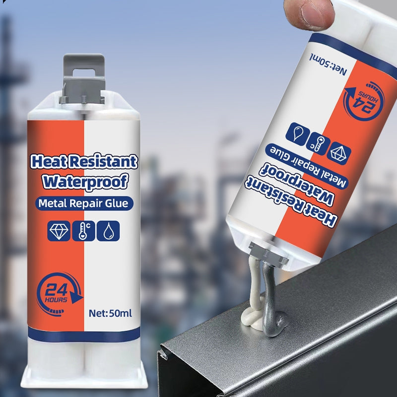 FixBond Wärmebeständige und Wasserdichte Metallreparaturkleber