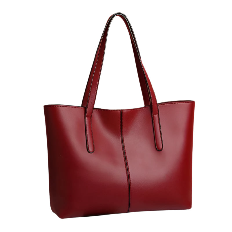 Lina Let Schultertasche mit großer Kapazität und Reißverschlussverschluss