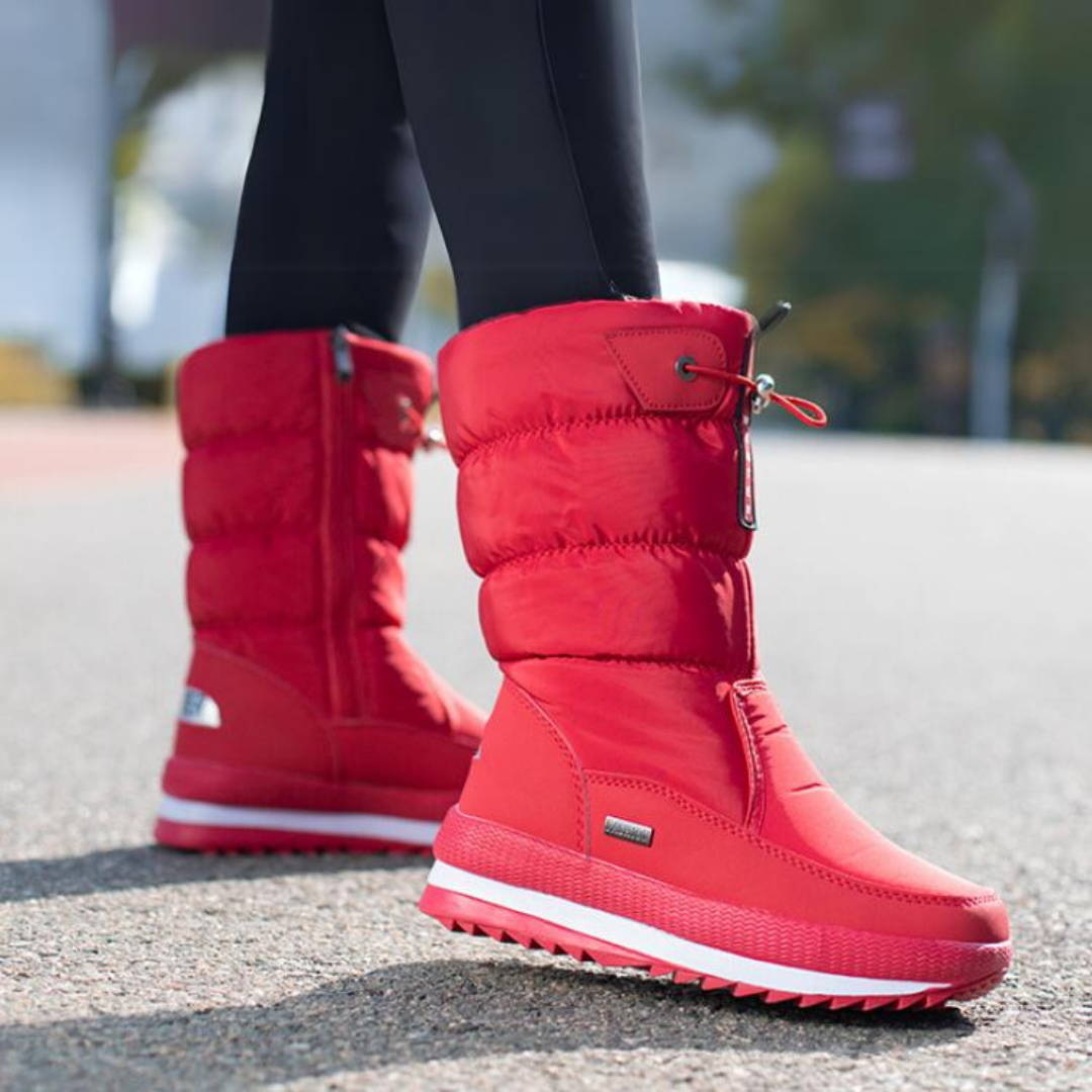 Freja Wasserdichte Stiefel mit seitlichem Reißverschluss