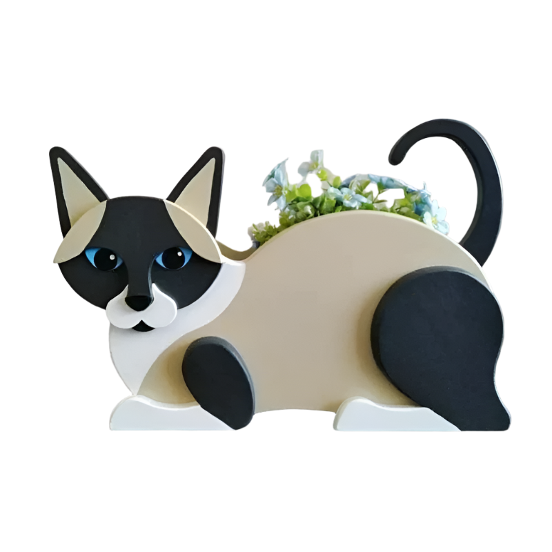 PurrPot Dekorative katzenförmige Blumentöpfe