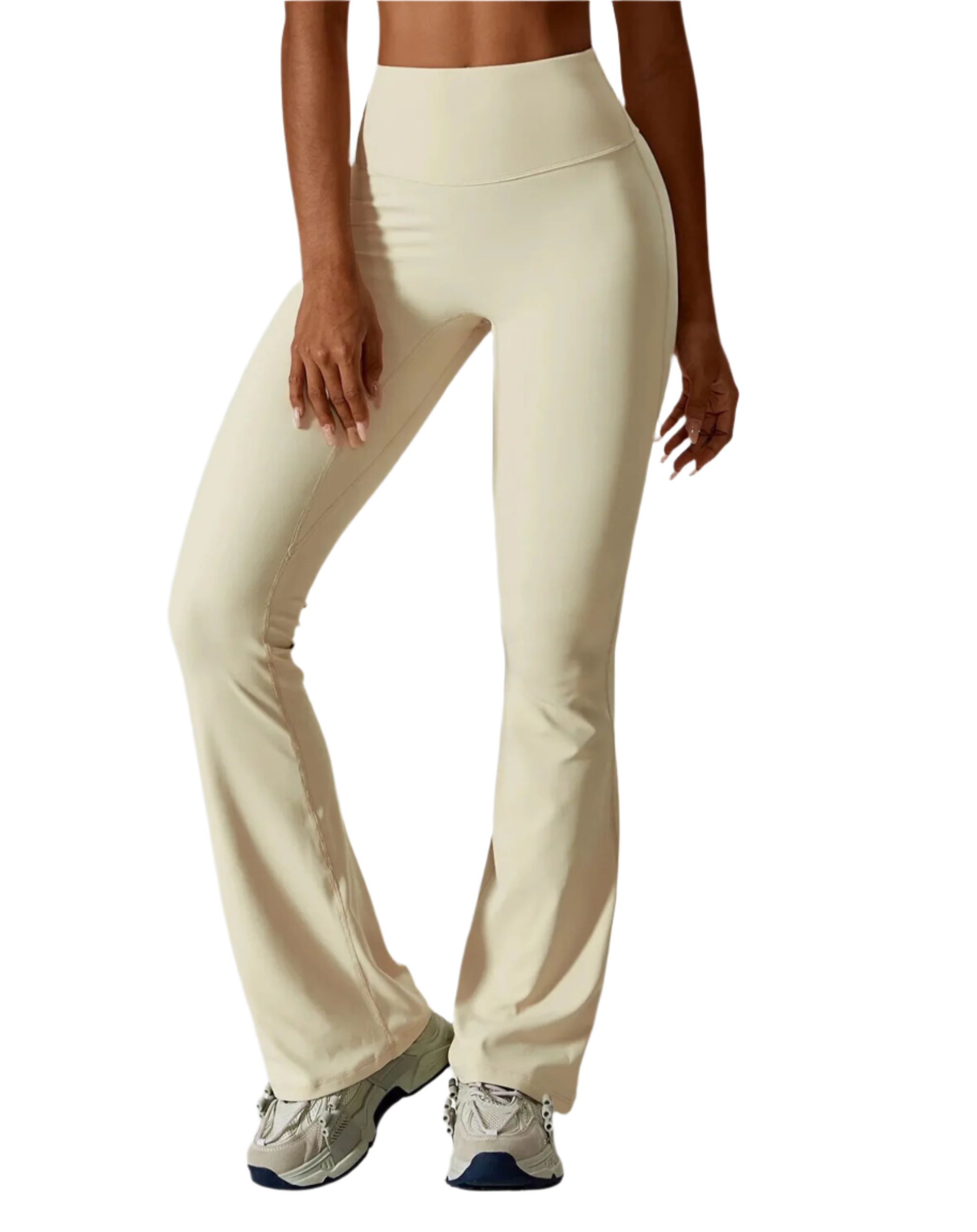Selma Hochtaillierte Komfort-Leggings mit Weiten Bein für Damen