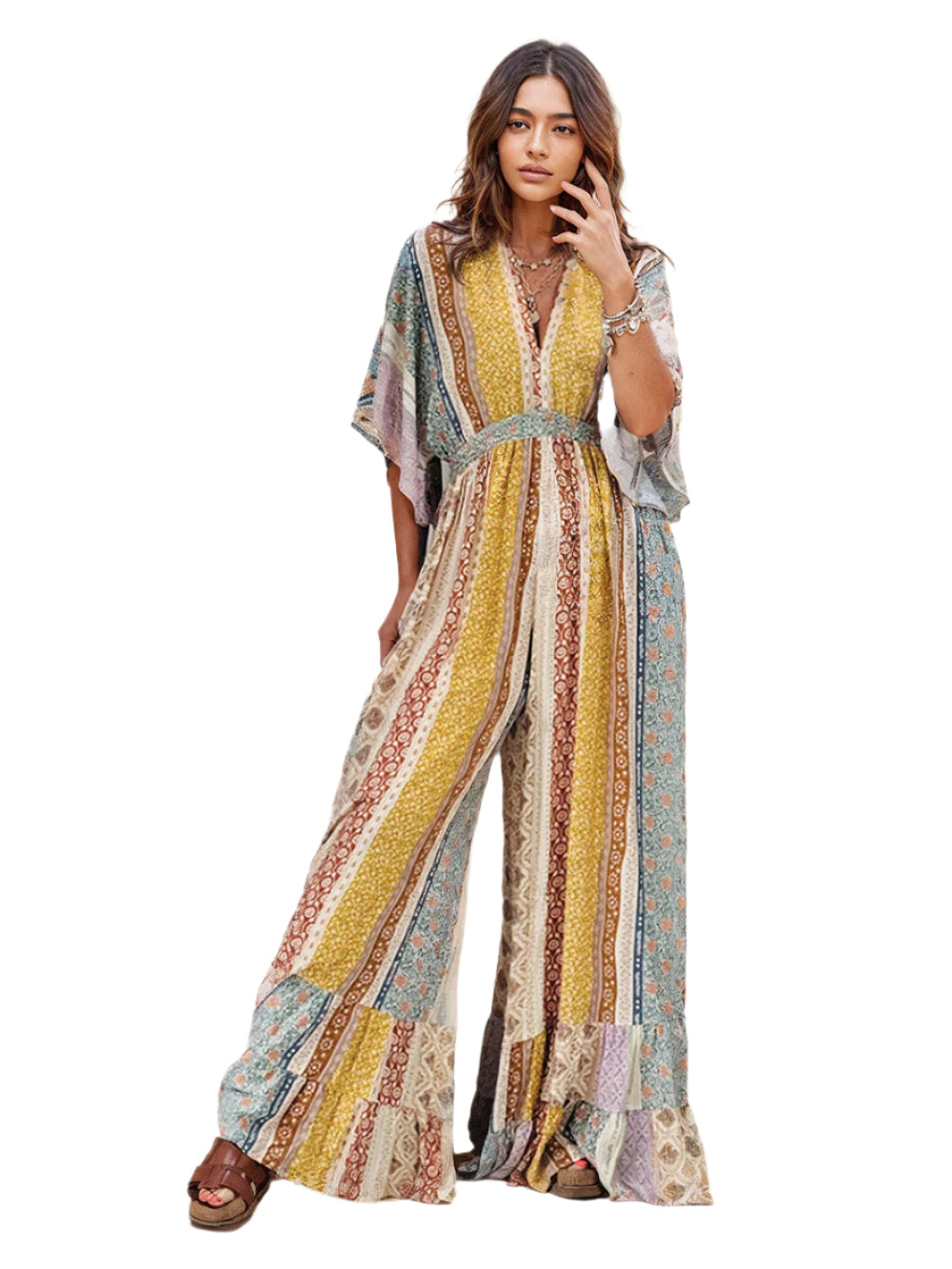 Alina Boho Jumpsuit – Bequemer Damen-Jumpsuit im Boheme-Stil