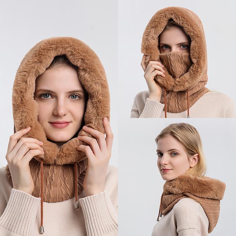 Amelia stilvolles und gemütliches Winterset mit Mütze und Maske