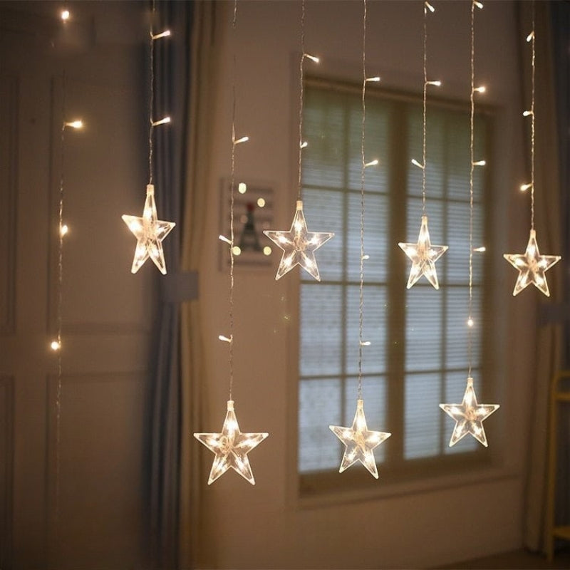 GlowVista - LED-Vorhang mit mehreren Formen und Farben