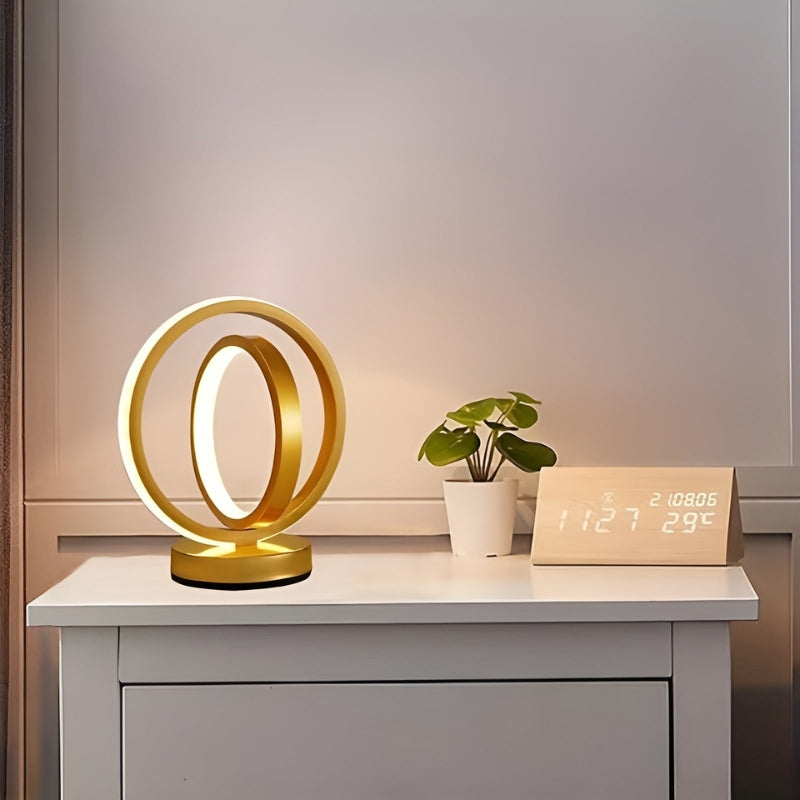 LumiFlex – Moderne Dimmbare Tischlampe mit Einzigartigem Design und USB-Port