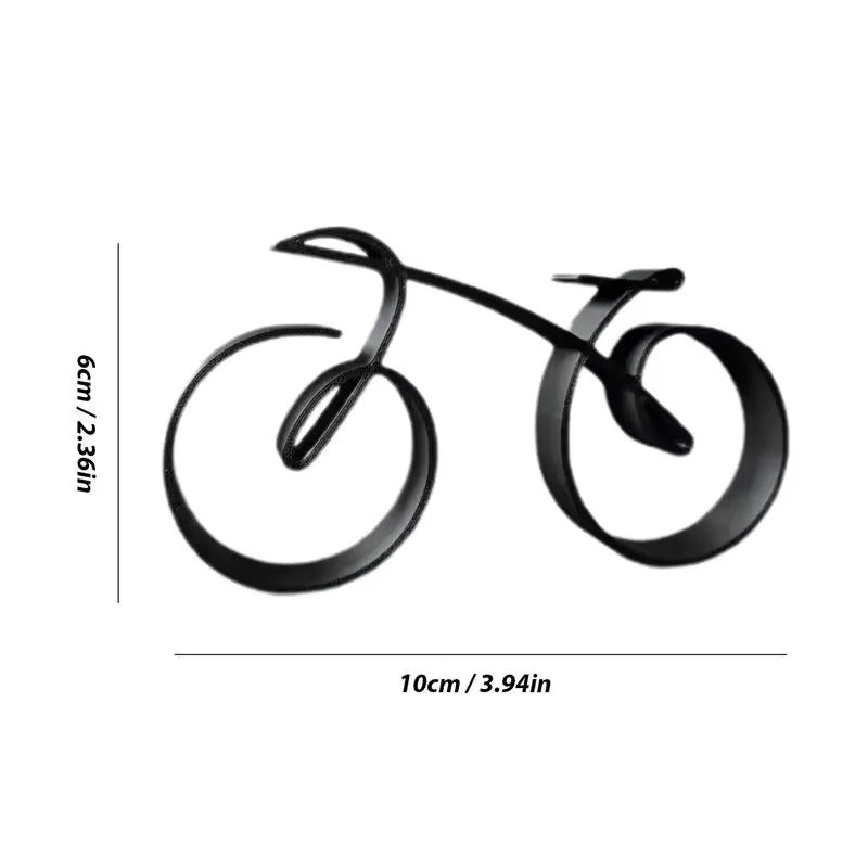 WireframeBike - Abstrakte Fahrradsäule Einrichtung