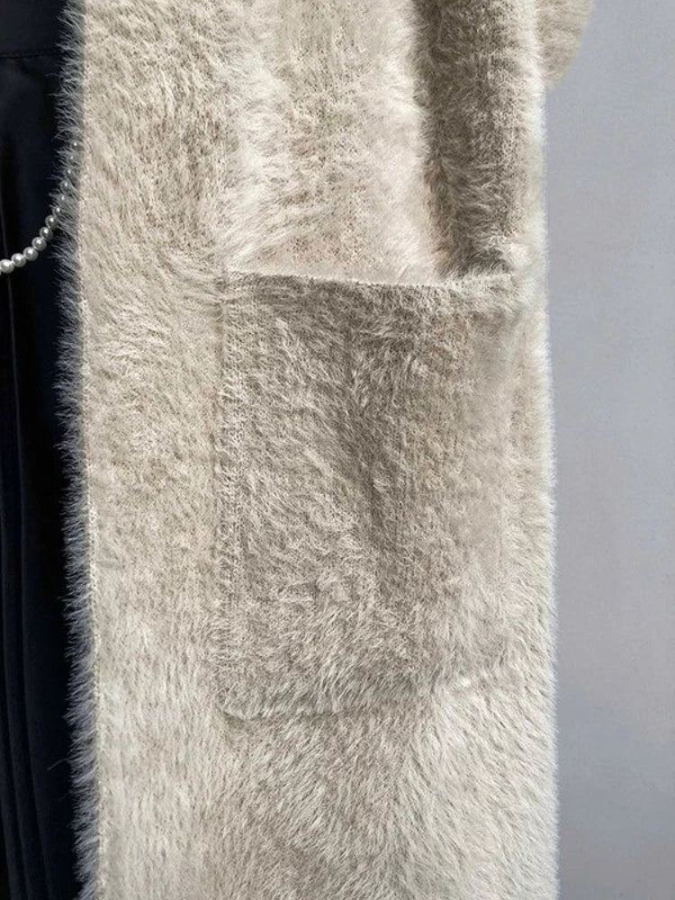 Alma Lang Cardigan mit Taschen und Relaxed Fit für Damen