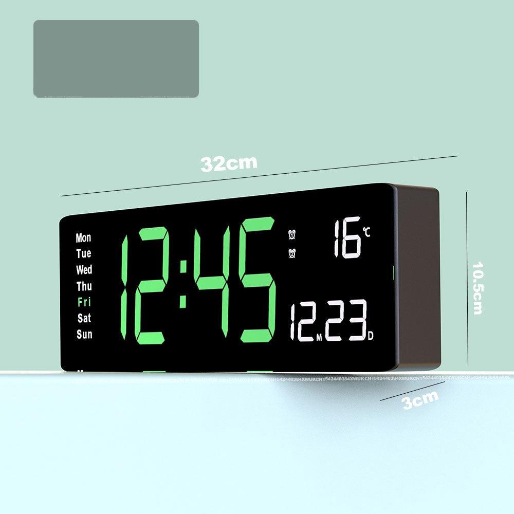 LumiTime Elegante Digitale Uhr – Modernes Design & Beleuchteter Bildschirm