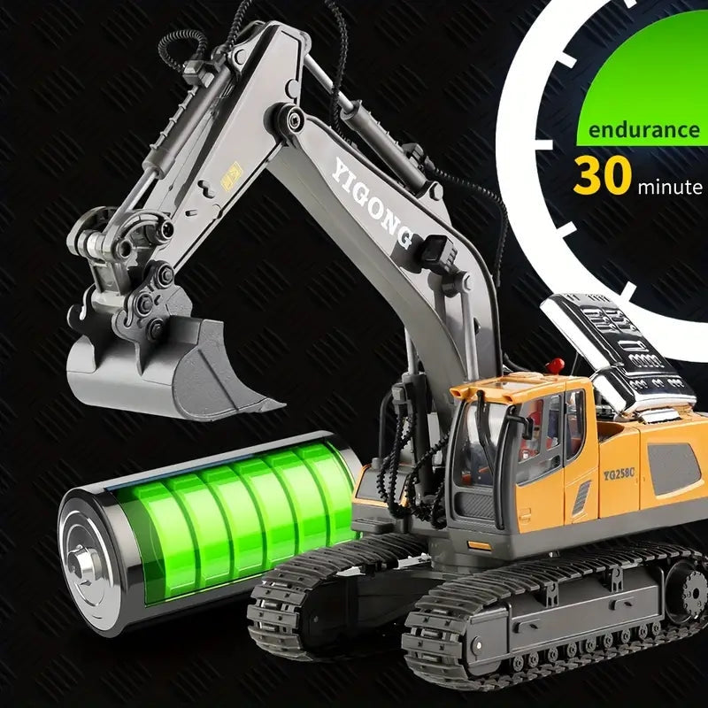 RC-Bagger mit Drehkabine und realistischer Grabfunktion