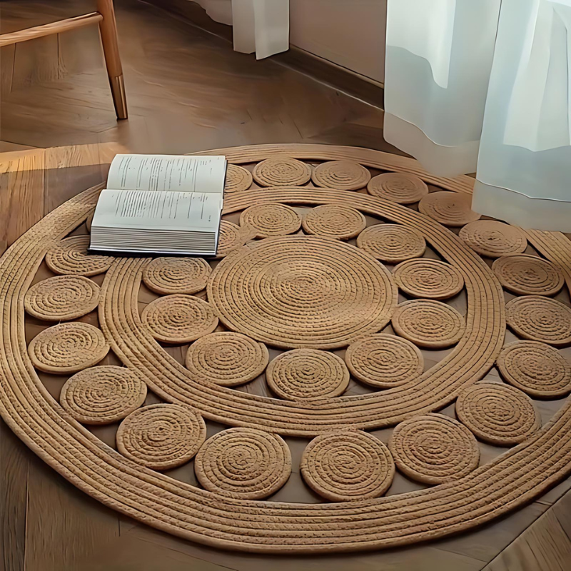 LunaWeave Rundteppich – Stilvolles & Natürliches Design