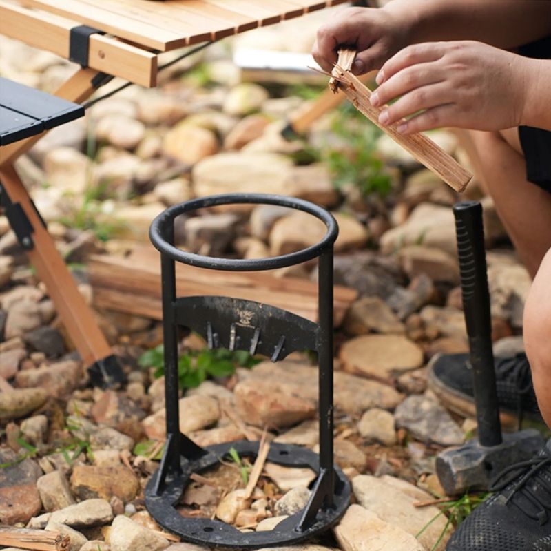 LogMate | 2-in-1 Tragbare Holzträger und Holzspalter