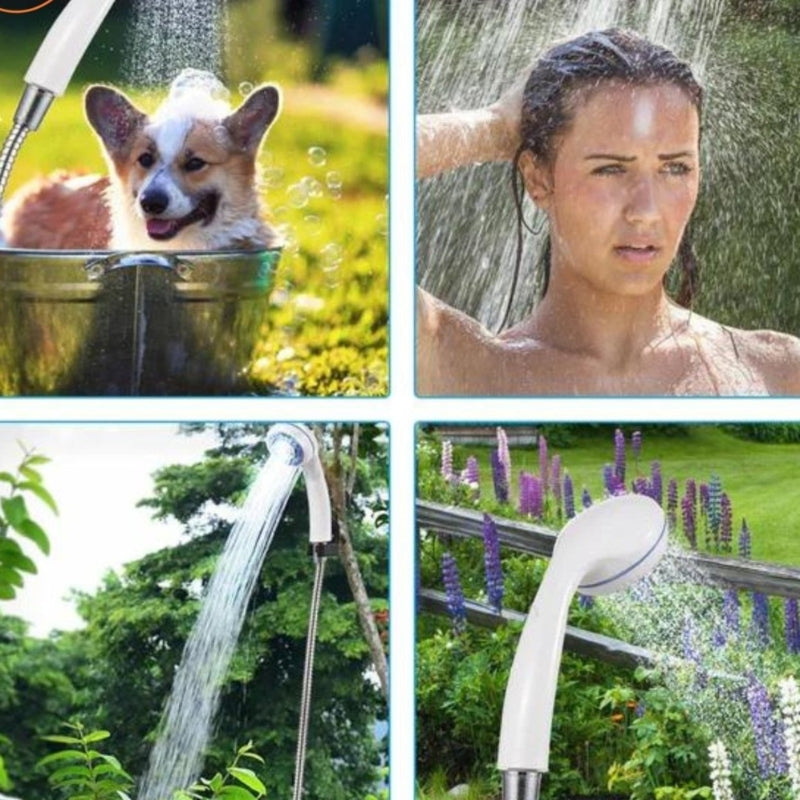 USB-rechargeable Outdoor-Dusche – FreshFlow tragbar & kabellos