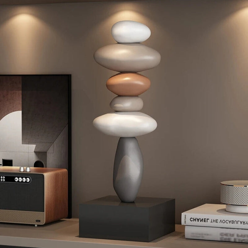ZenStack - Moderne Stapelsteinskulptur