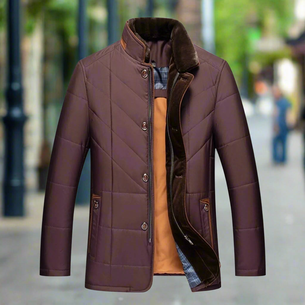 Noah Polstret Winterjacke für Männer – Warme und Stilvolle Jacke