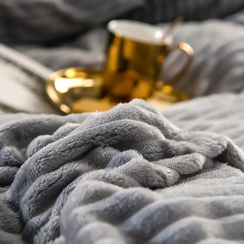 FluffyHaven Weiches Plüschdecke – Ultimativer Komfort & Wärme