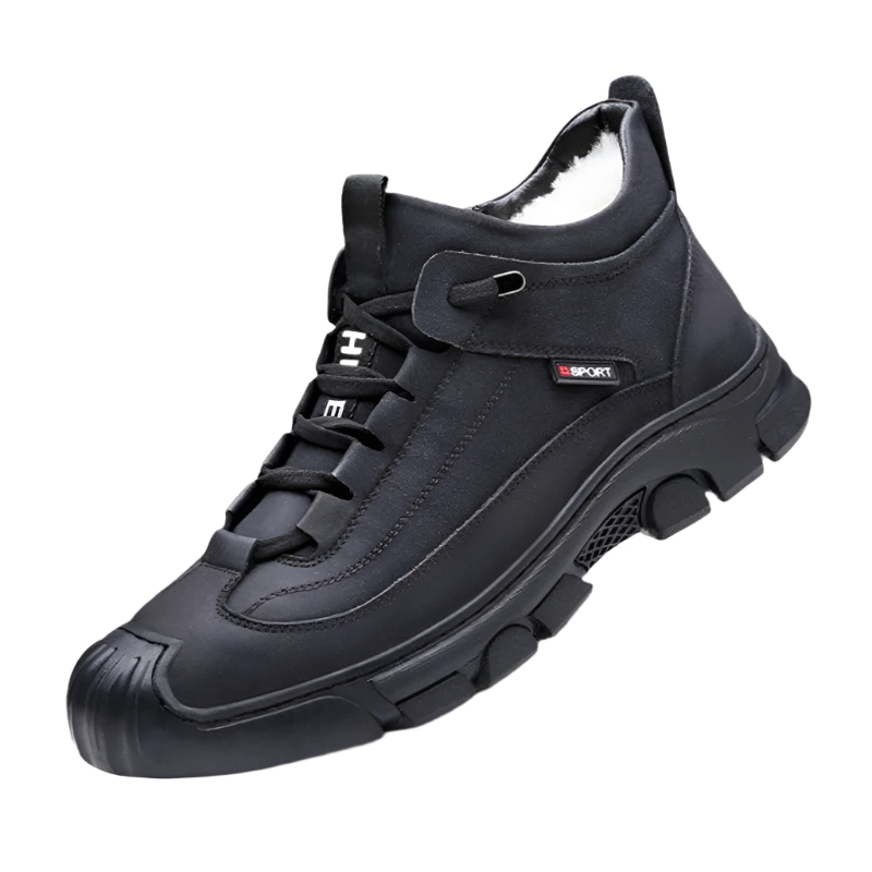 Robin - Herrenschuhe mit Schnürsenkeln und Reißverschluss an der Seite