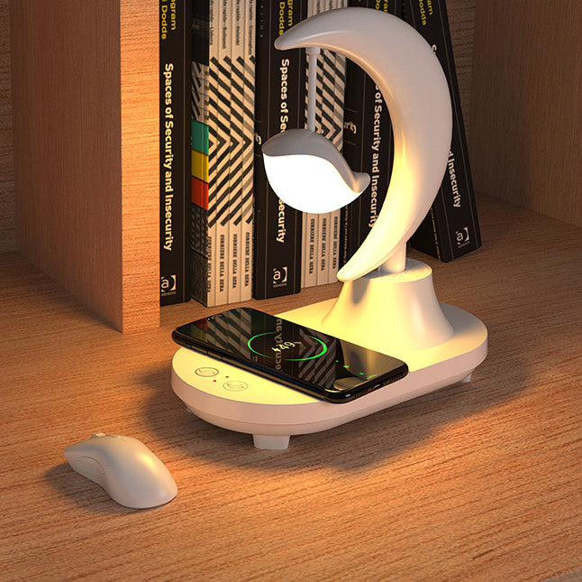 Mondkugel kabellose LED-Lampe mit Bluetooth-Lautsprecher und Ladefunktion