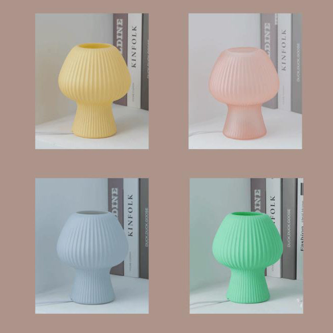 LumiMuse Vintage Glasbordlampe – Einstellbare LED-Nachtischlampe