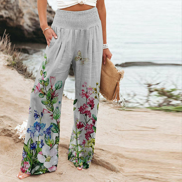 Carol | Stilvolle Blumenhose