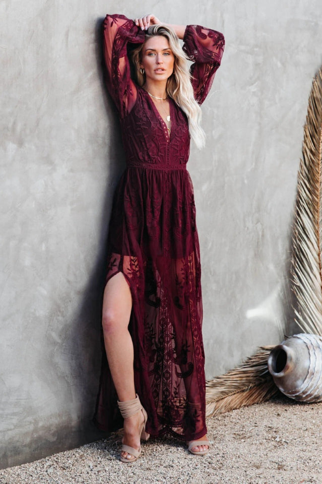 BohoLuxe Lange Bohemekleid
