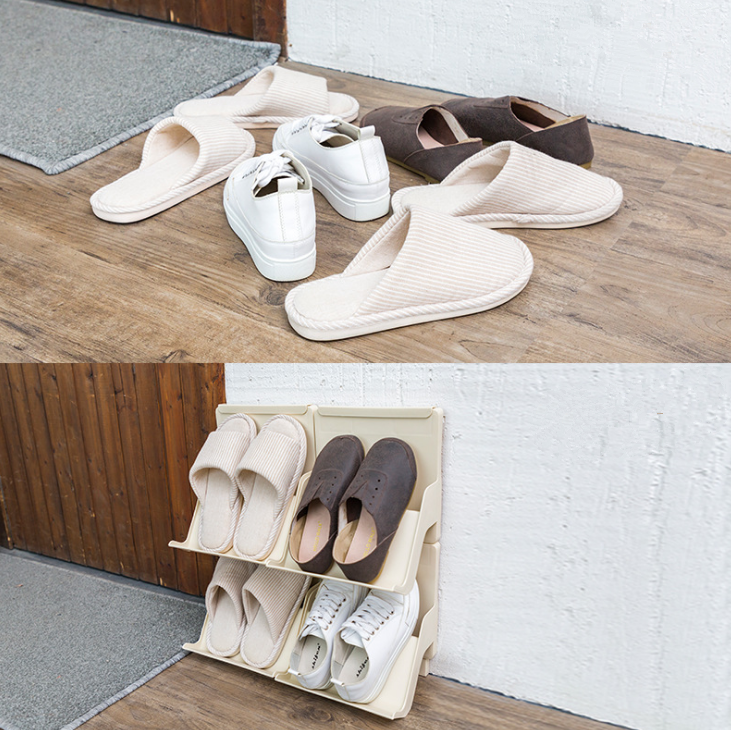 ShoeOrganizer - Minimalistischer platzsparender Hausschuh