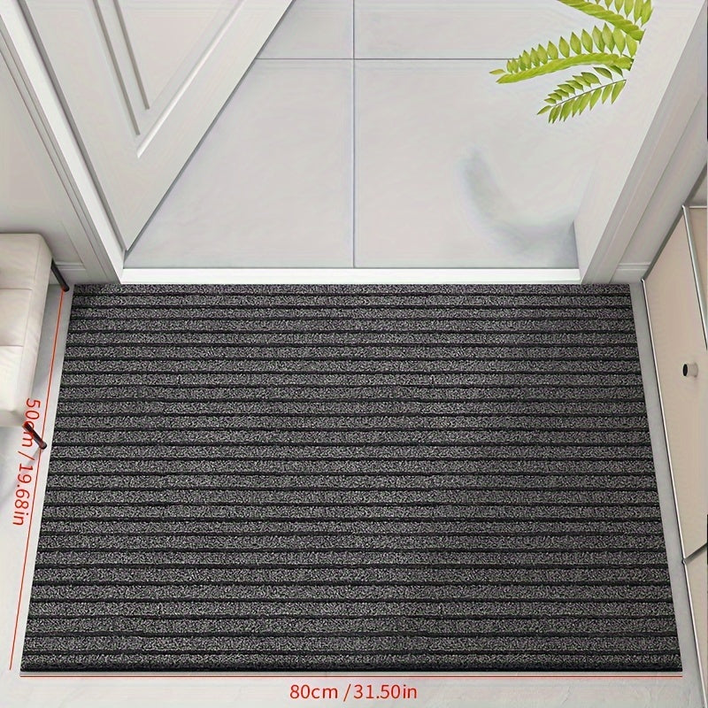 StripeShield Eingangsteppich – Effektive Schmutzaufnahme & Stilvolles Design