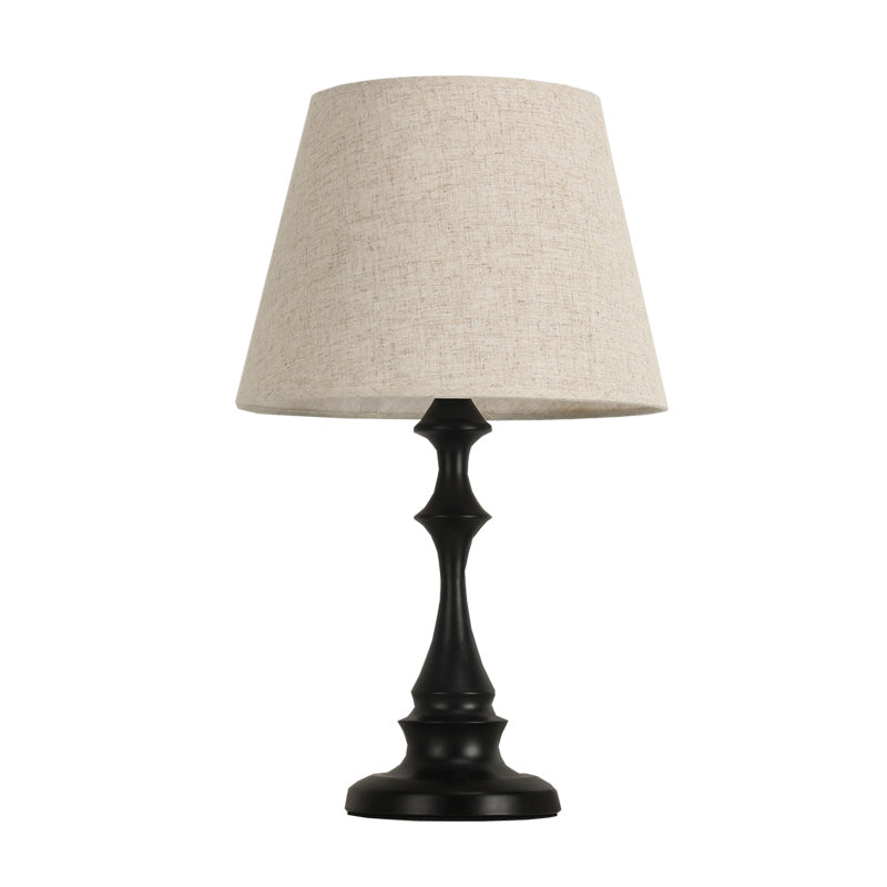 SoftGlow Nachttischlampe mit Textilschirm – Moderne minimalistische Tischlampe