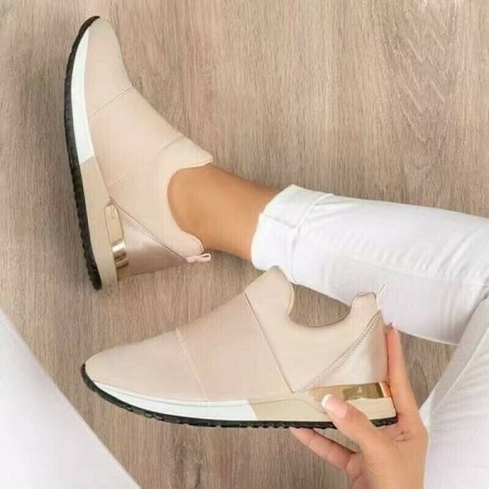 Jean - Mühelose schicke metallische Slip-On Sneakers