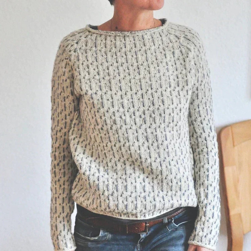 Noemi - Lässiger Streifenmuster Pullover