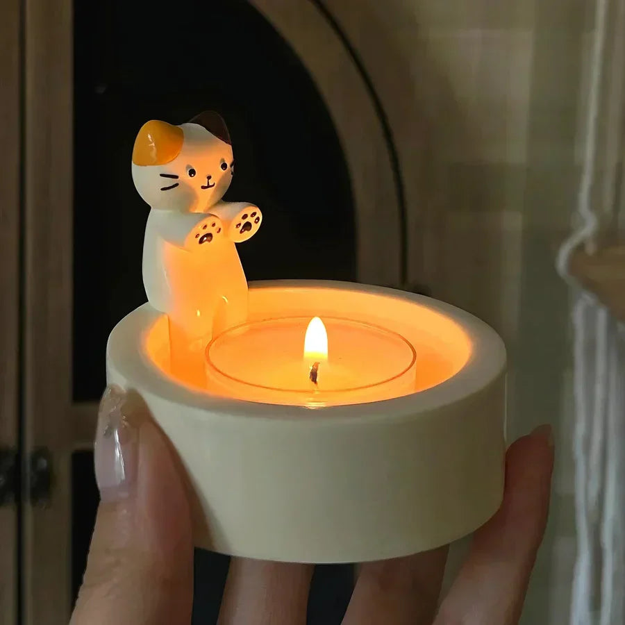 LumoPaws Teelichthalter – Charmantes Katzendesign für Gemütlichkeit & Stimmung