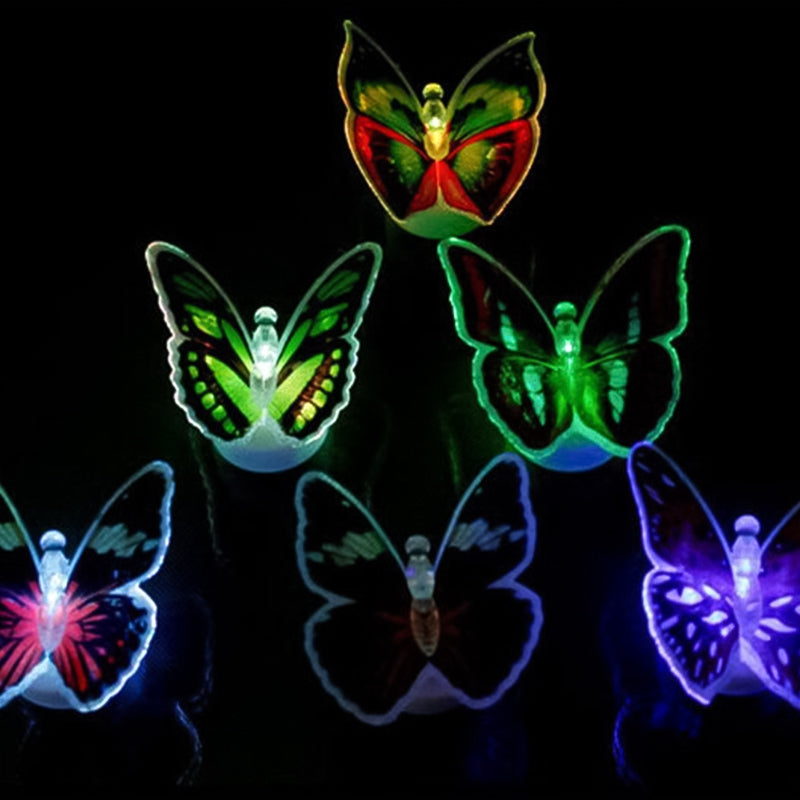 LumiWings - 3D bunte LED Schmetterlings Nachtlichter