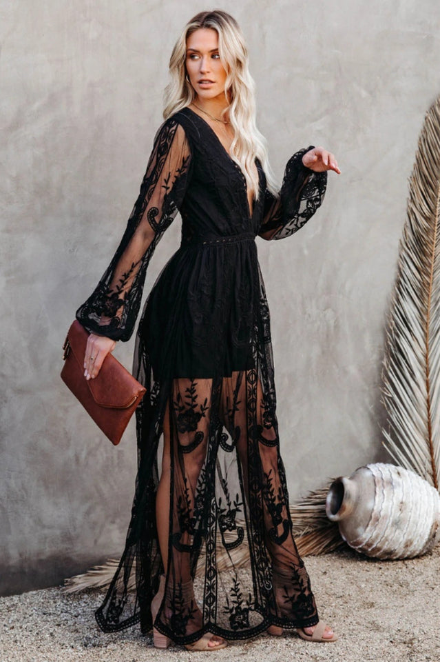 BohoLuxe Lange Bohemekleid