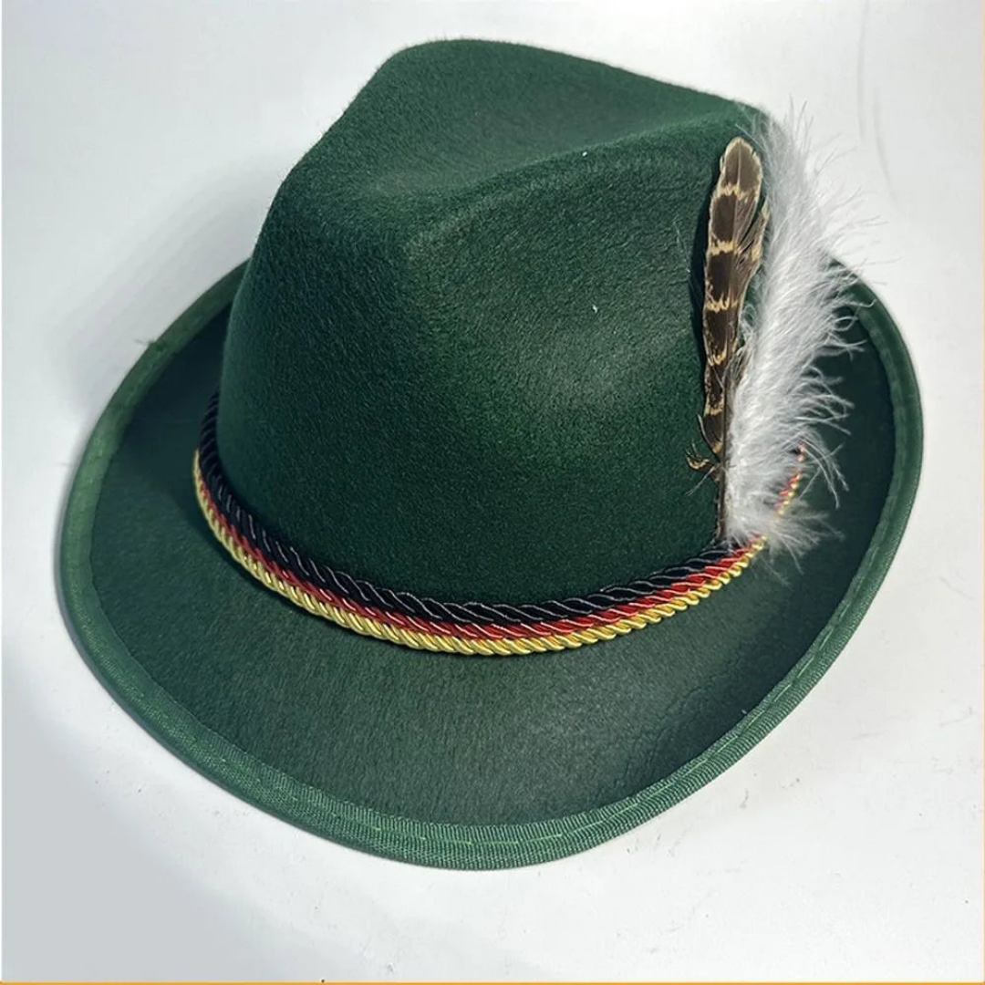 Julian | Unisex Feder Dekore Oktoberfest Hut | 2025