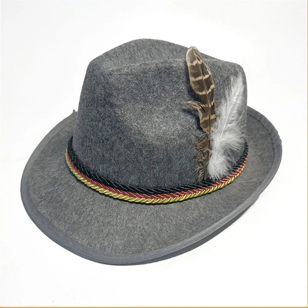 Julian | Unisex Feder Dekore Oktoberfest Hut | 2025