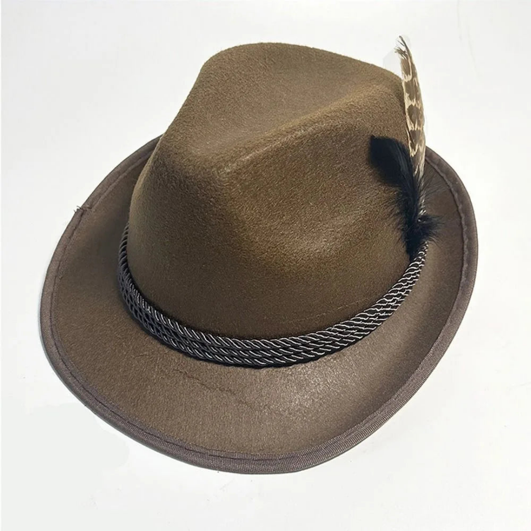 Julian | Unisex Feder Dekore Oktoberfest Hut | 2025