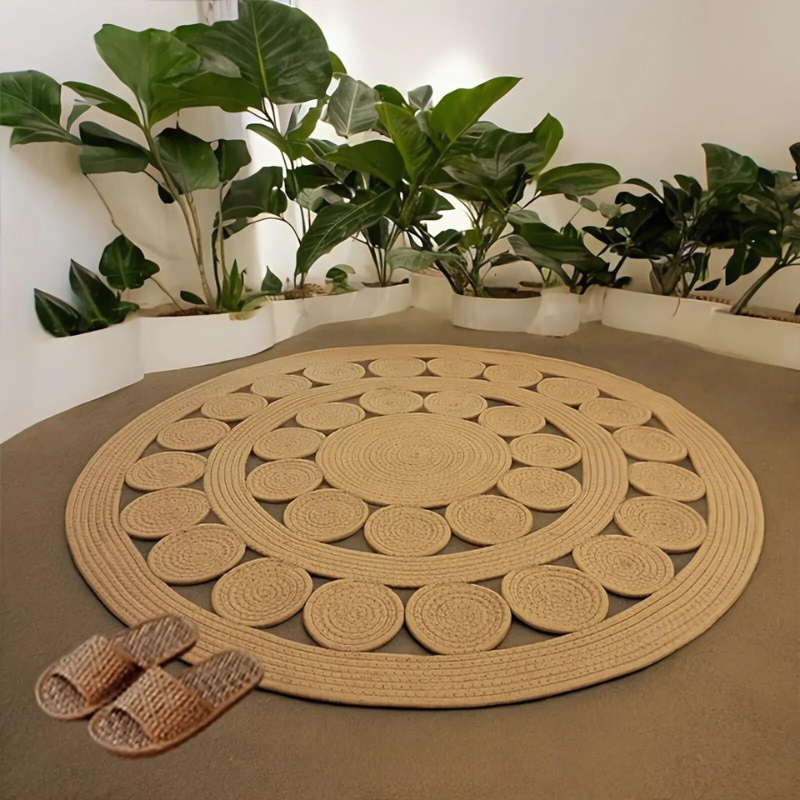 LunaWeave Rundteppich – Stilvolles & Natürliches Design