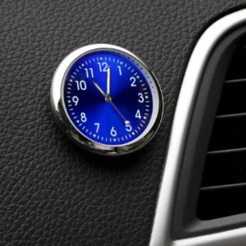 AutoTime Mini Rund Analog Uhr für das Autointerieur