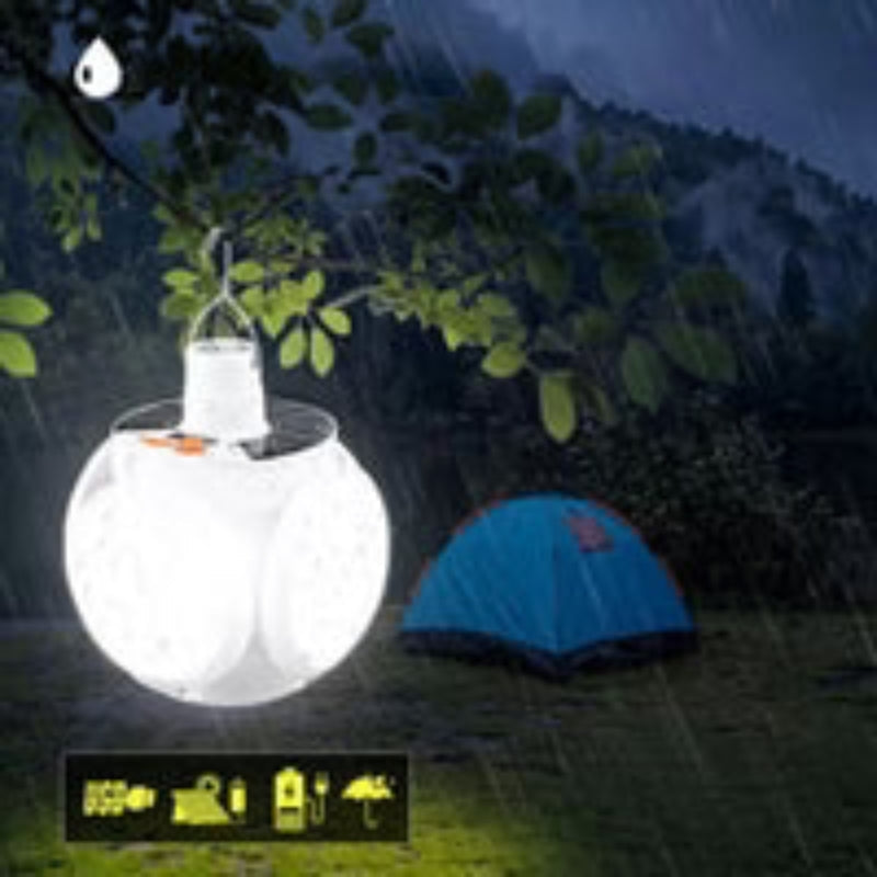 SolarGlow – Solarbetriebene Außenlampe mit USB-Ladefunktion