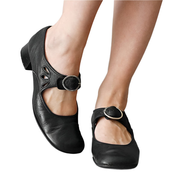 Carey - Schicke Schuhe mit Schnalle und niedrigem Absatz