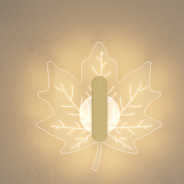 Moderne Leaf Nordic LED-Wandlampe für eine gemütliche Atmosphäre