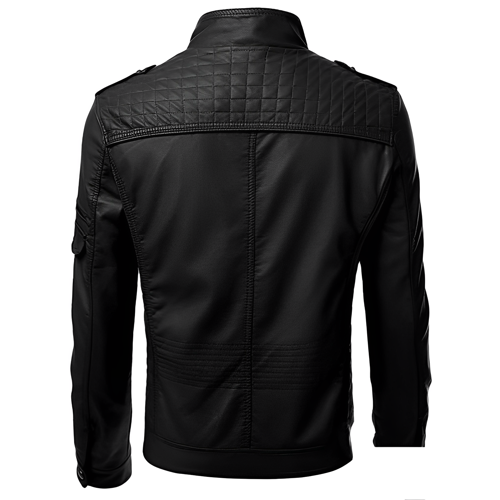 Donald | Herren Sleek Vegane Lederjacke