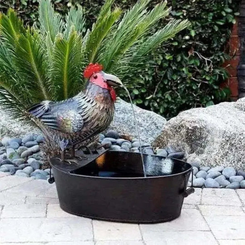 NatureGlow Dyr-inspiriertes Wasserfallbrunnen für den Außenbereich