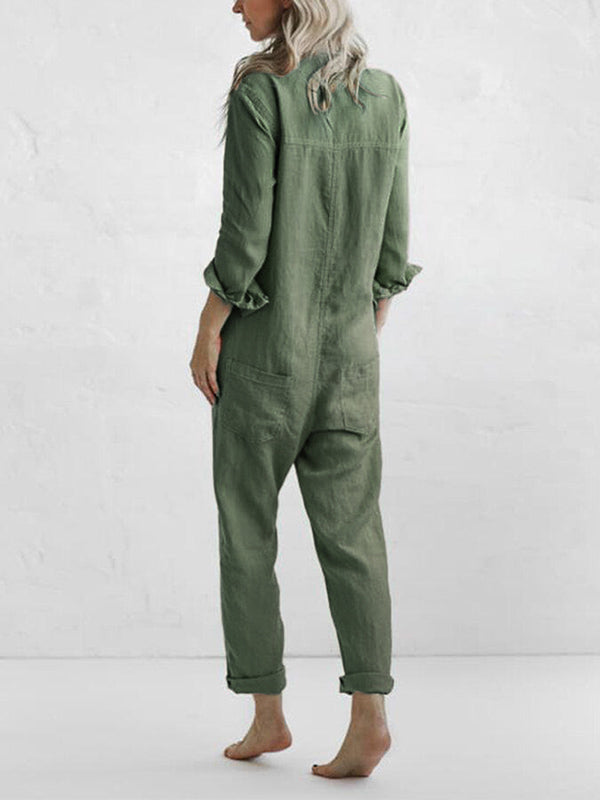 Sidney Langärmeliger Jumpsuit