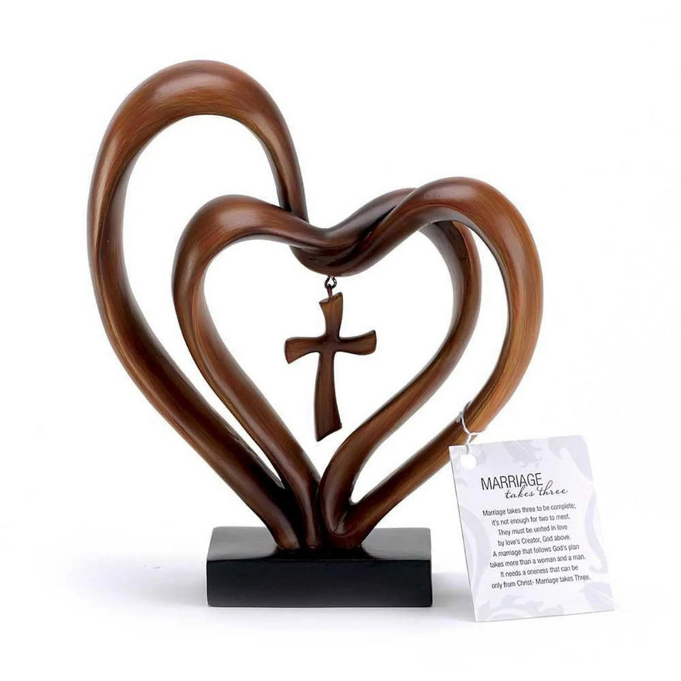 HeartCross Geflochtenes Symbol der Liebe und Einheit