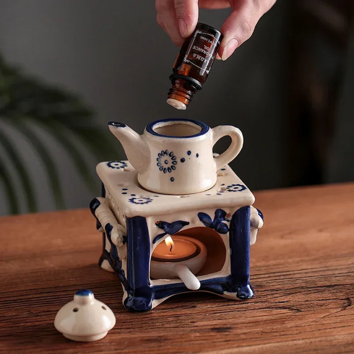 TeapotGlow - Mini Teekanne Aroma Duftdiffusor