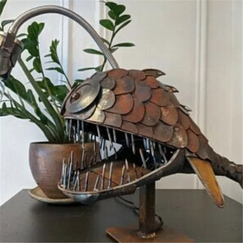 AnglerGlow - Tragbare Lampe aus recyceltem Metall