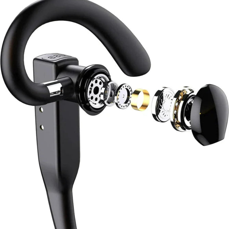 NovaTalk Kabelloses Bluetooth-Headset mit Doppelmikrofon
