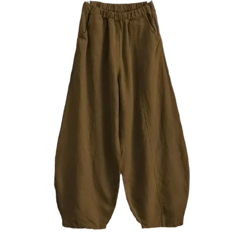 Freja Lockere Hosen mit Weiten Beinen und Taschen